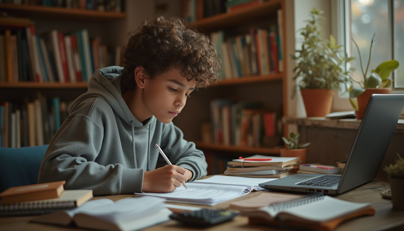 mathématiques : élèves en train de résoudre des problèmes mathématiques