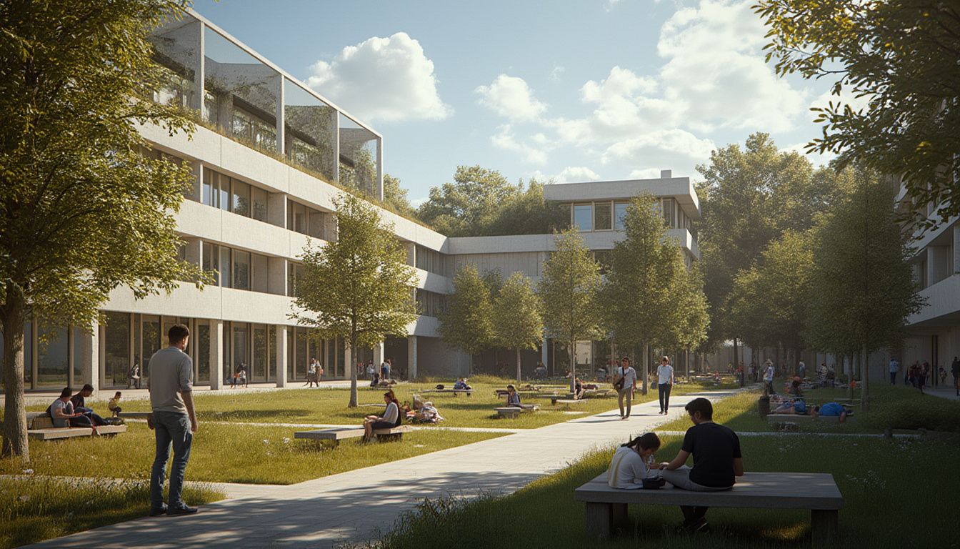 enseignement et recherche : bâtiment historique de l'Université de Poitiers