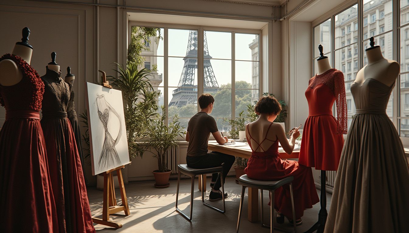 formations de mode à Paris : étudiants en école de mode à Paris