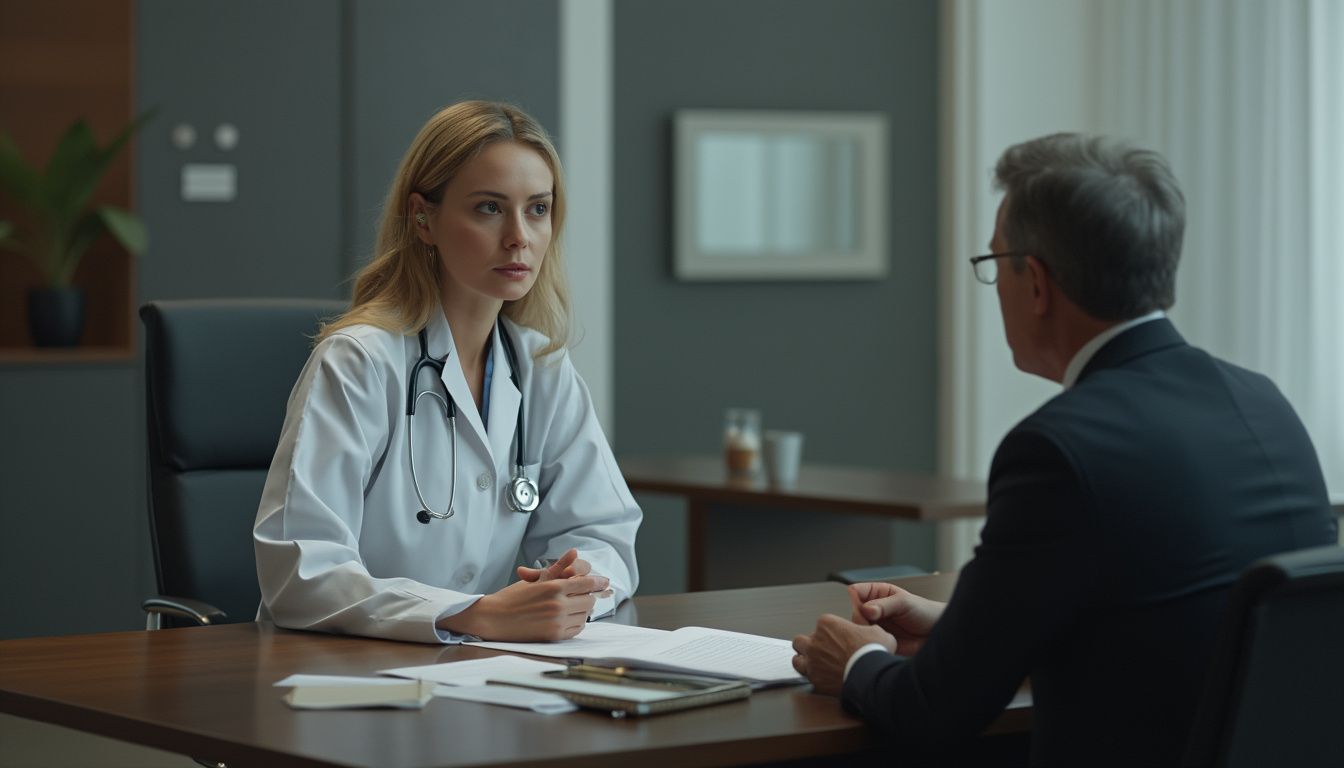 assurance infirmière indépendante : infirmière en tenue professionnelle avec documents d'assurance