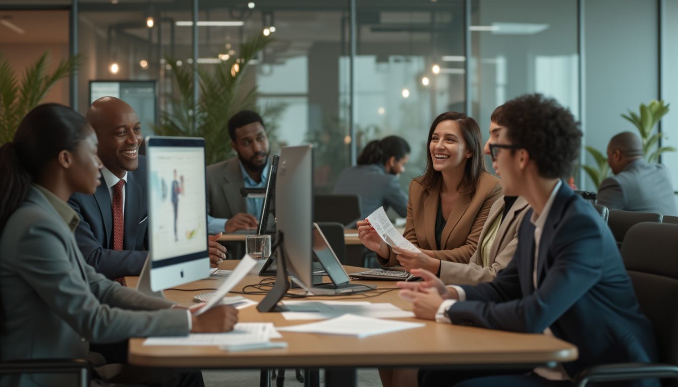 gestion des ressources humaines : manager RH en interaction avec des employés