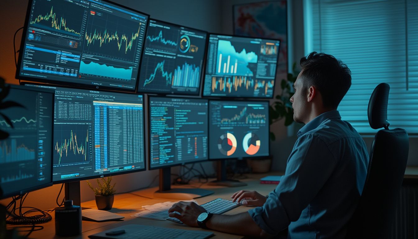 Excel avancé : écran d'ordinateur affichant un tableau croisé dynamique Excel