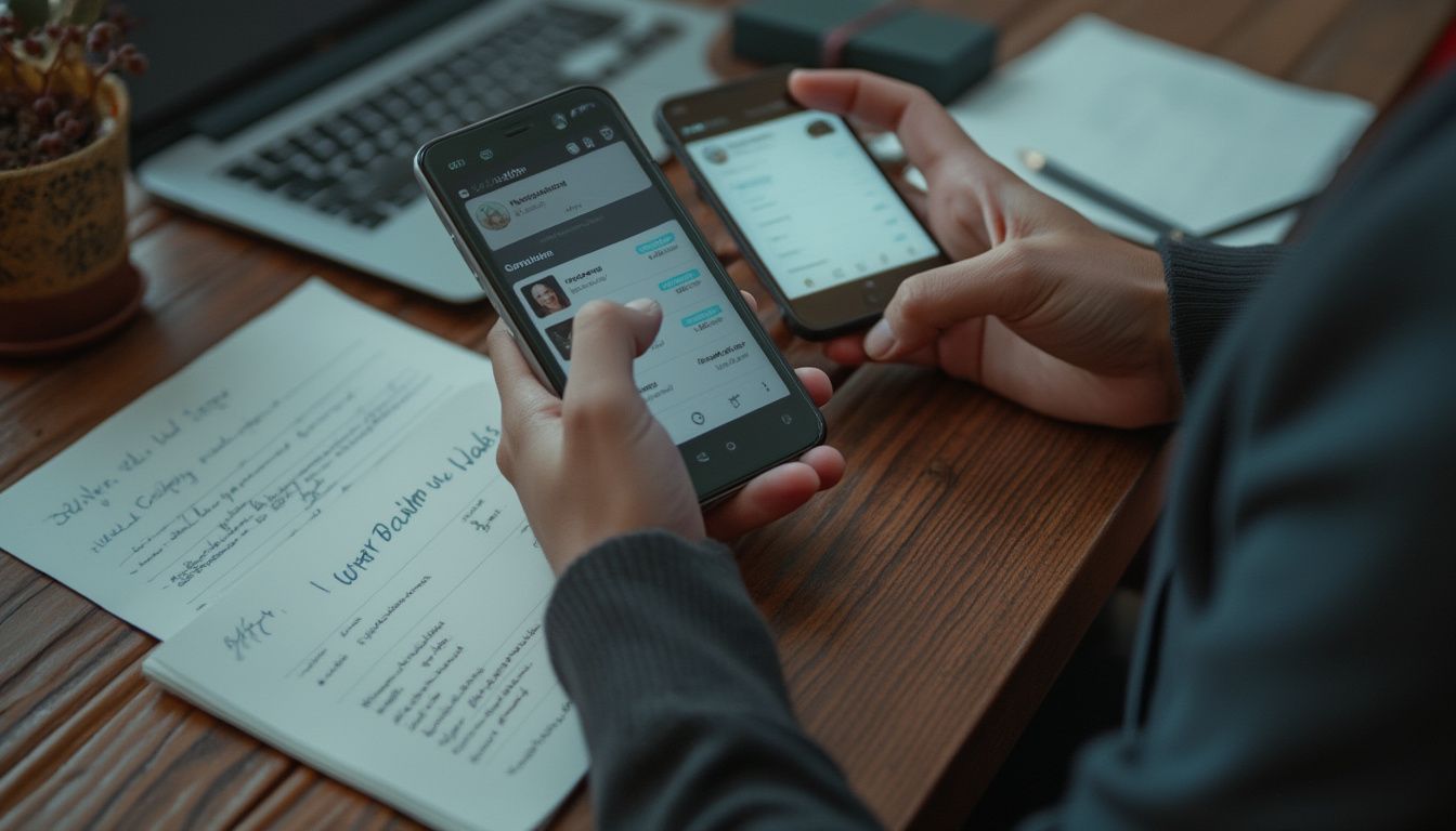 numéro de téléphone : illustration d'une recherche en ligne sur un smartphone