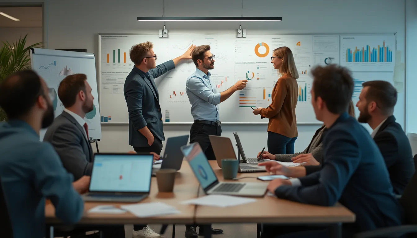 plan de communication : illustration de stratégie de communication efficace avec divers canaux et cibles