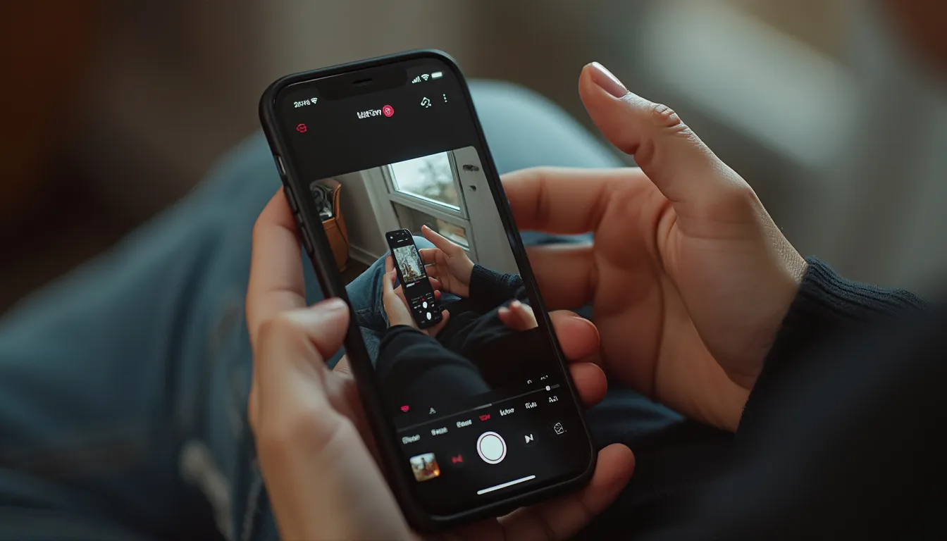 modifier message TikTok : interface montrant l'option d'édition d'un message sur TikTok sans watermark