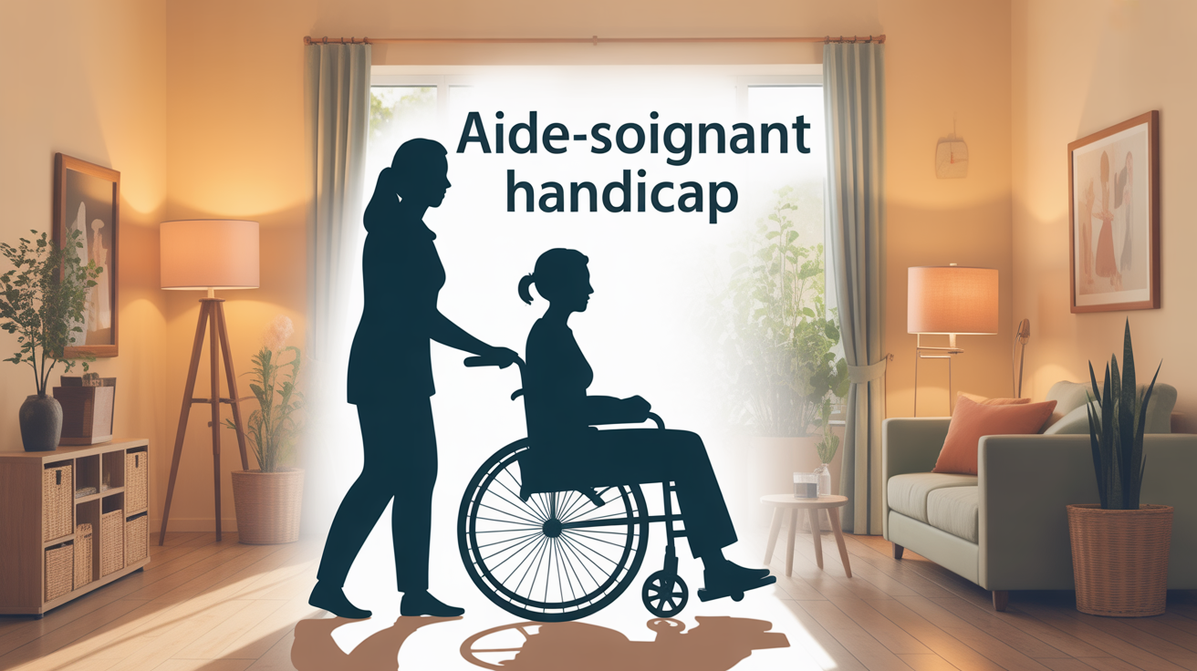 aide-soignant handicap accompagnant personne fauteuil