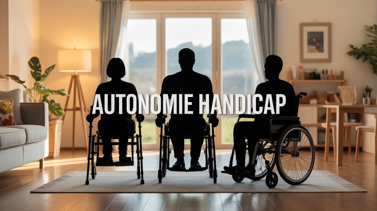 Autonomie handicap personnes avec aides techniques