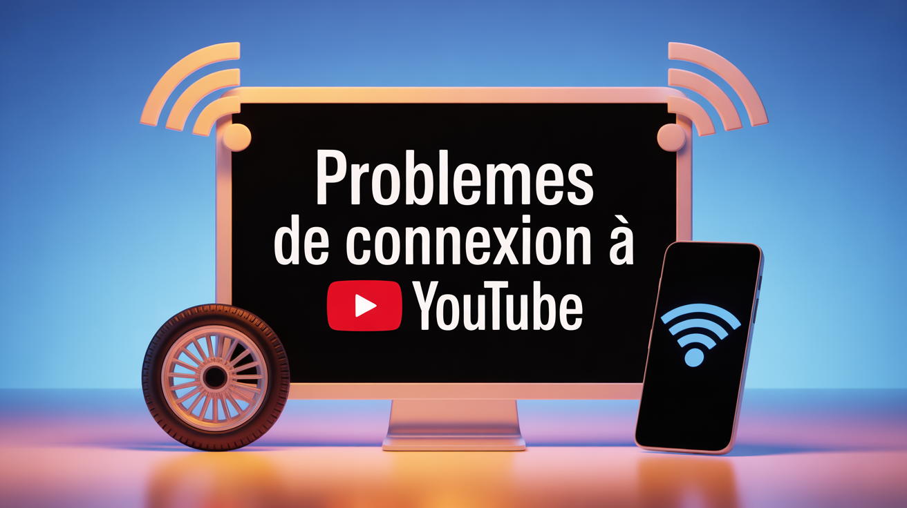 Problemes de connexion a YouTube ecran ordinateur wifi
