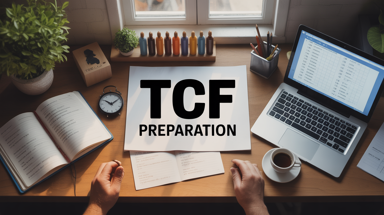 TCF preparation bureau ordinateur test