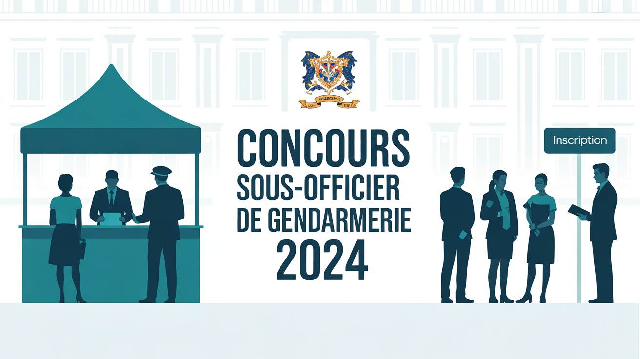 kiosque inscription concours sous officier gendarmerie 2024