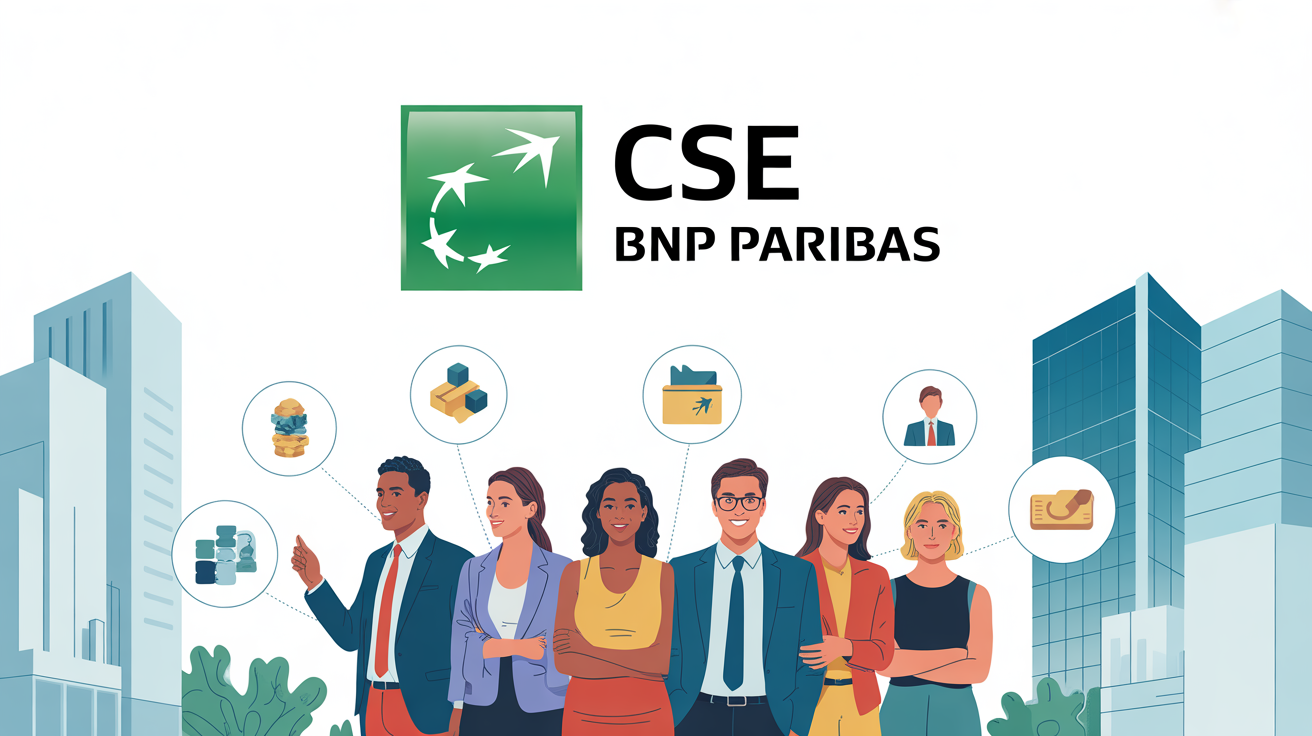 CSE BNP Paribas groupe d'employés avantages sociaux