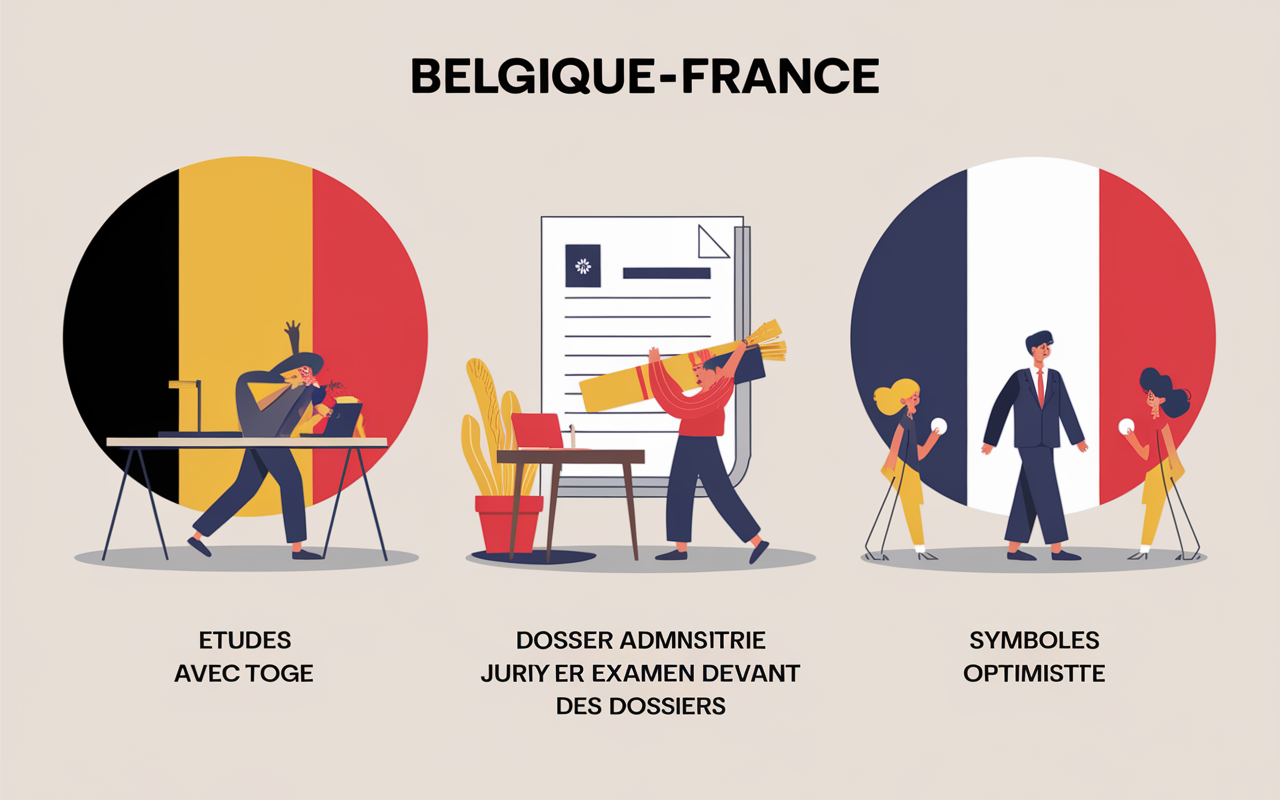 Étapes parcours Belgique vers orthophoniste en France