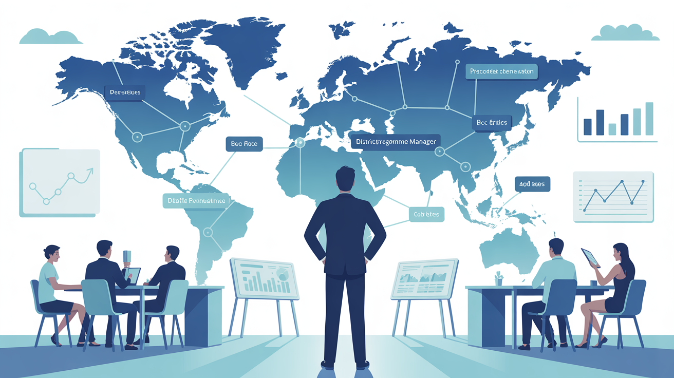 District Programme Manager supervision sites equipes terrain