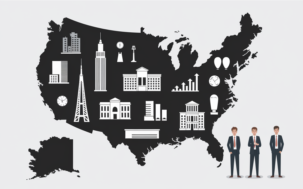 Carte et graphiques des employeurs Data Analyst