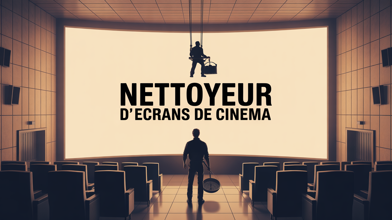nettoyeur d ecran de cinema suspendu nettoyant grand ecran
