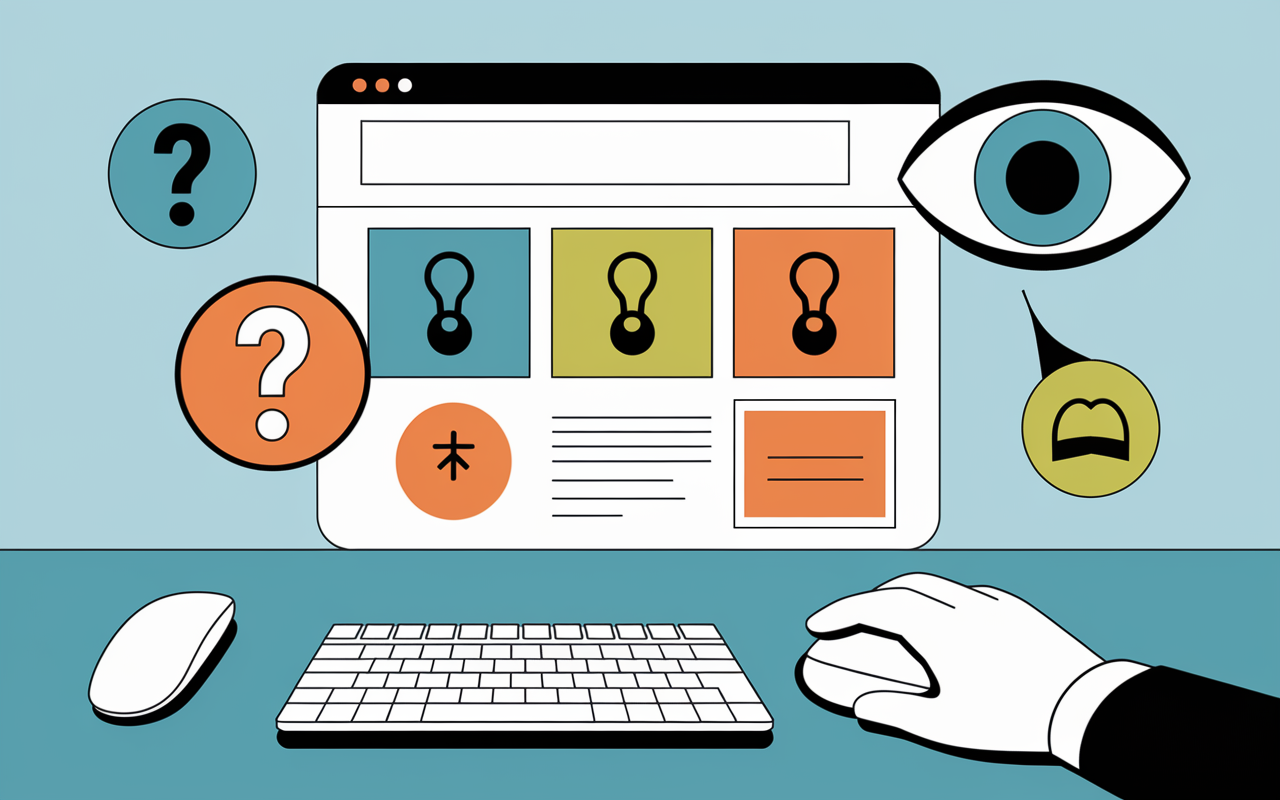 main hesitante souris site web fiche de classe confidentialite