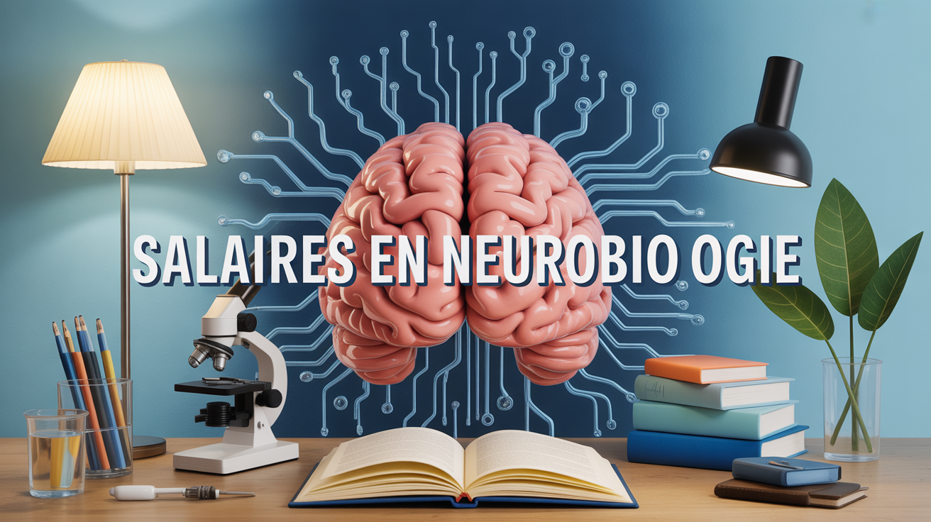 Illustration salaires en neurobiologie circuits neuronaux