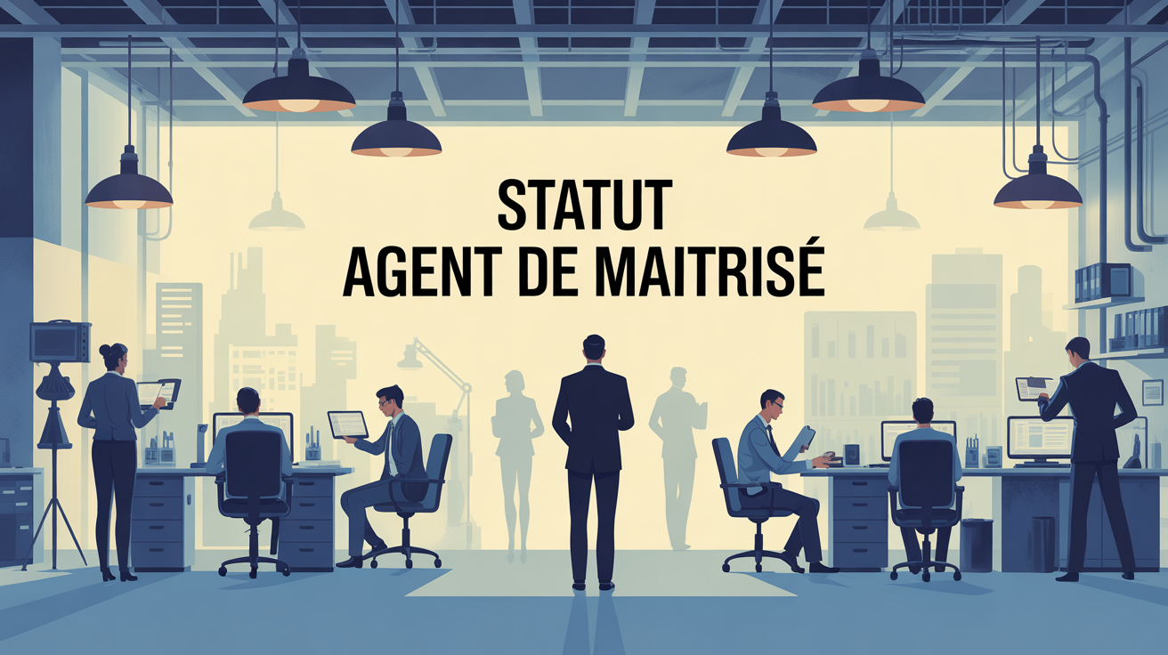 Agent de maîtrise et techniciens en entreprise moderne
