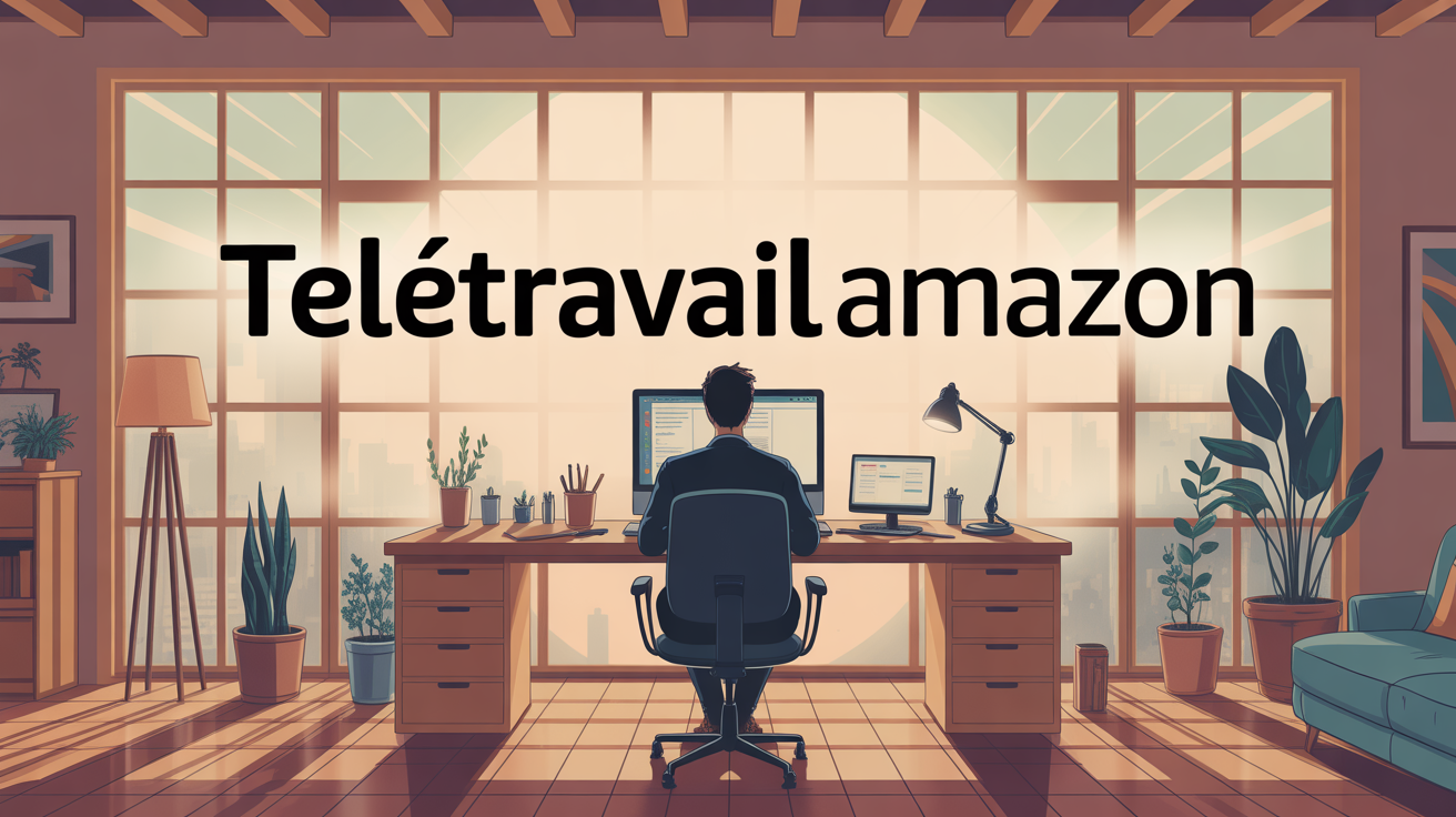 teletravail Amazon bureau domicile