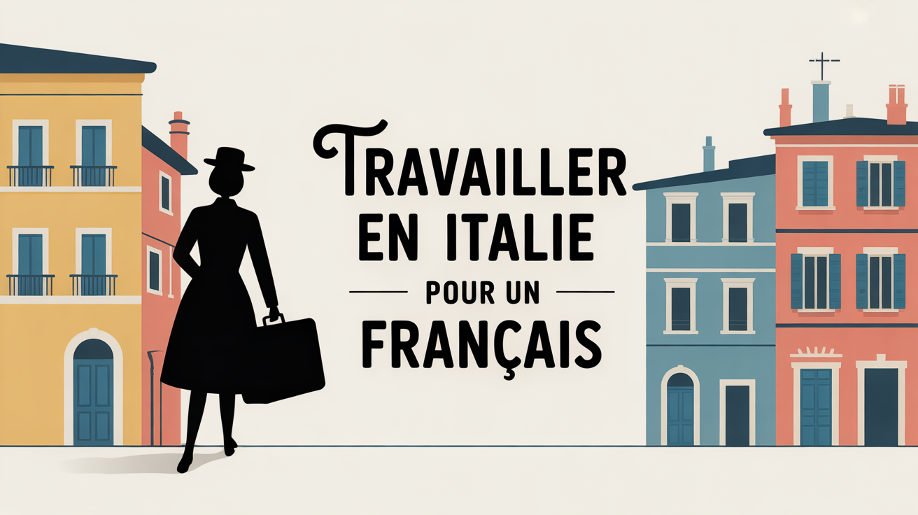 Illustration travailler en Italie pour un Francais