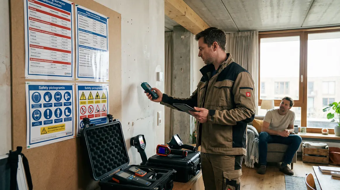diagnostic immobilier dans un appartement