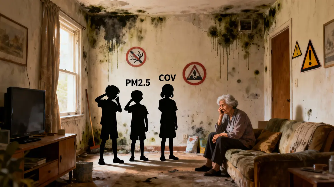 Mal-logement humidité risques santé diagnostic