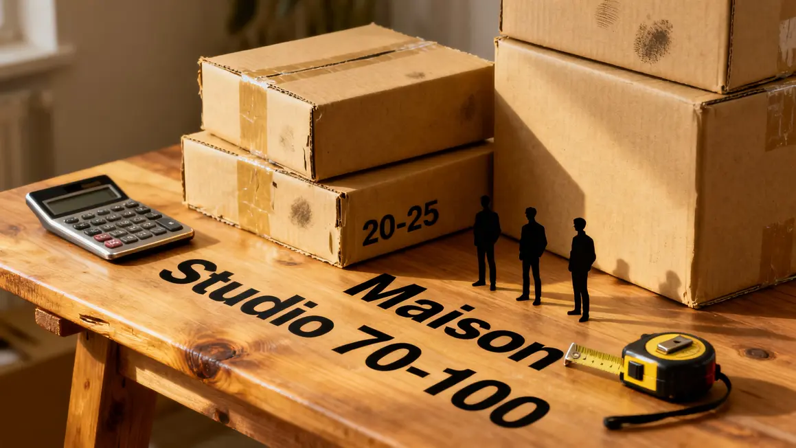 tableau estimation cartons déménagement