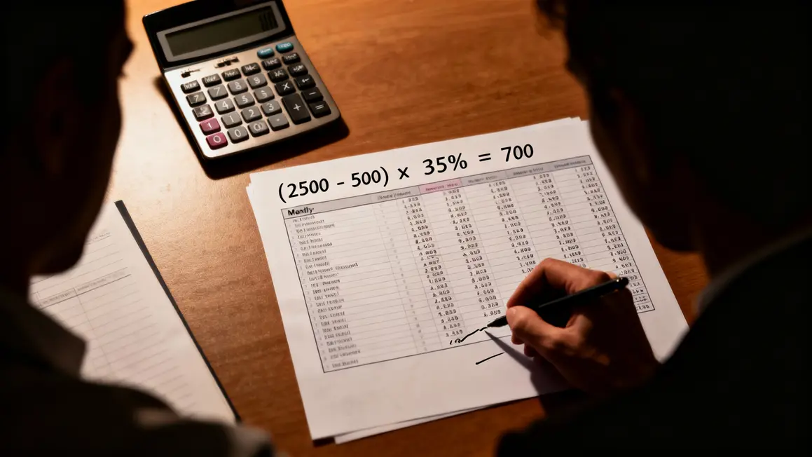 Calcul capacité emprunt immobilier