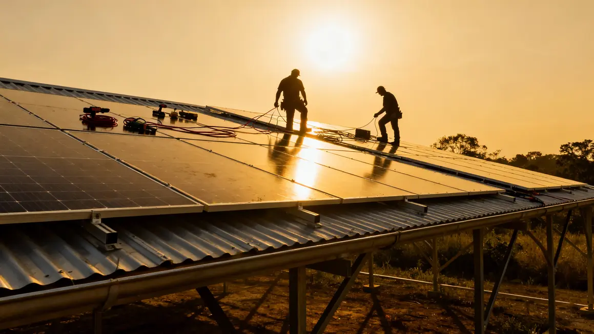 Techniciens installation solaire, métiers photovoltaïque France