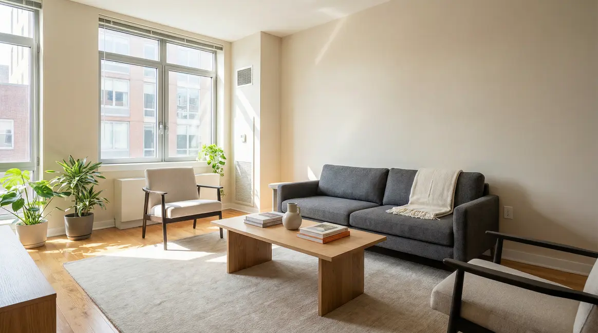 salon appartement range lumineux vente rapide
