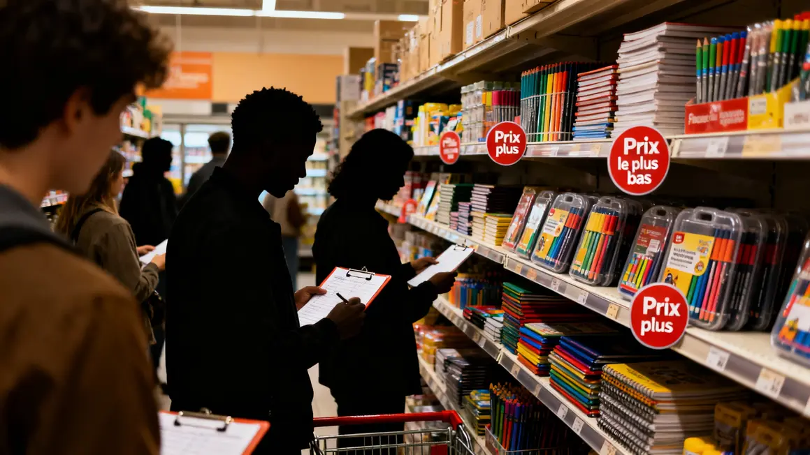 Rayons fournitures scolaires achat groupé prix bas