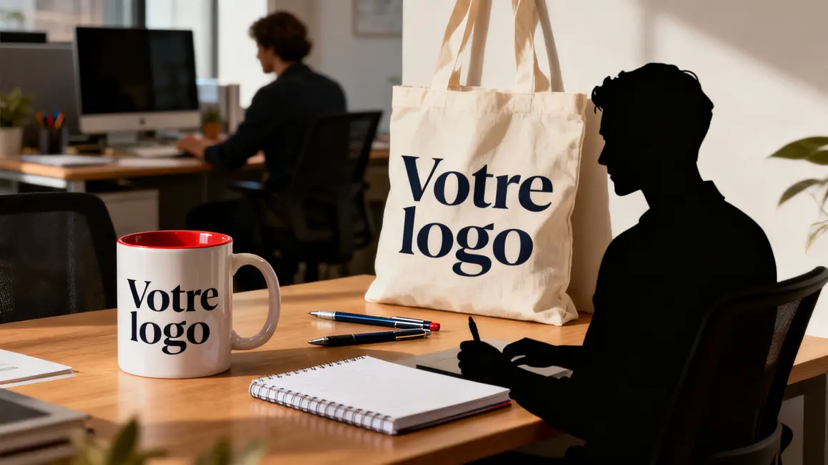 objets publicitaires stylo mug tote bag carnet bureau