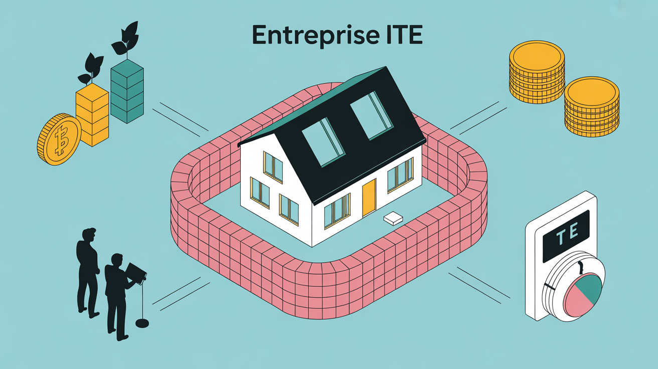 illustration entreprise ite maison isolation thermique